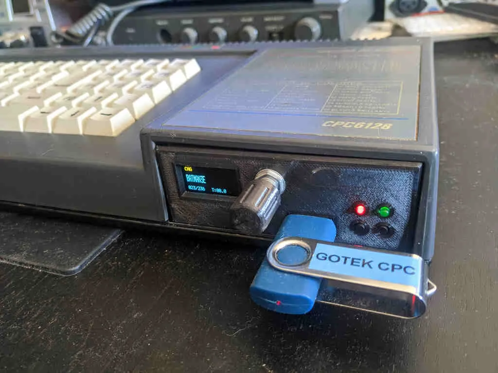Amstrad CPC 6128 Gotek Adapter by doragasu | Download free STL