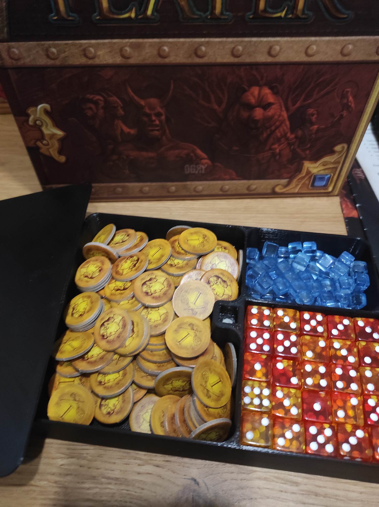 Roll Player Big Box Board Game Insert / Organizer by Sortirus