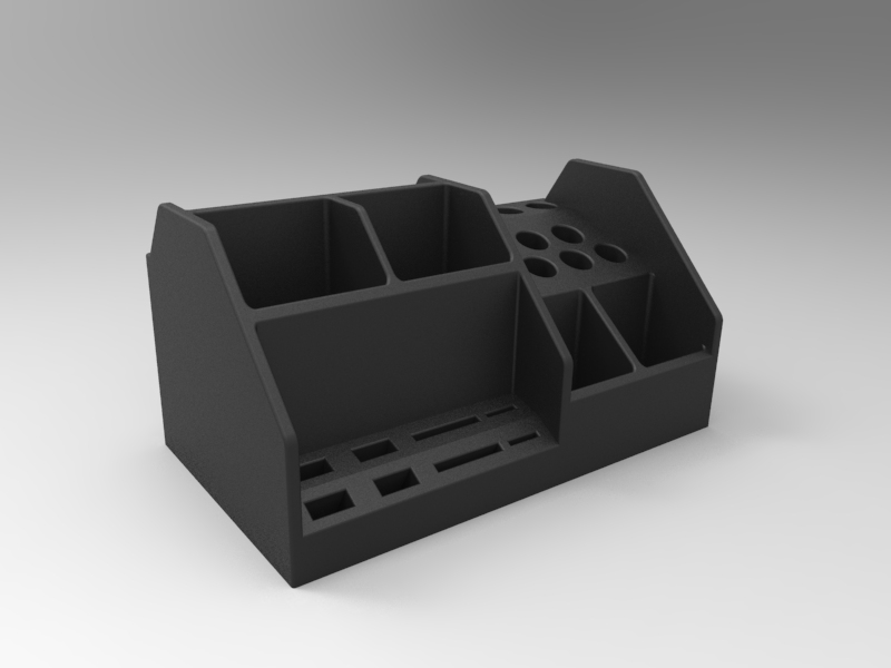 Rugged Desktop Organizer by TechTom | Download free STL model ...