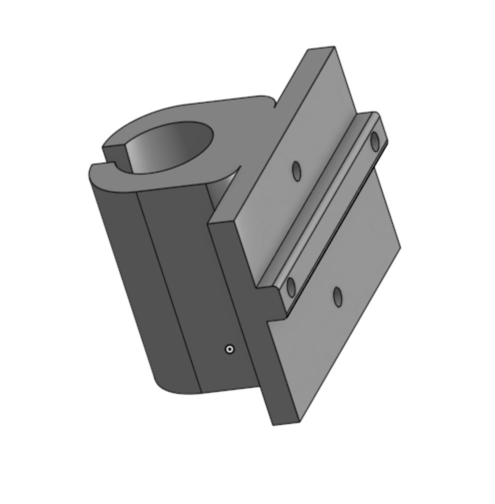 Weller SP40NUS 2020 Extrusion Adapter 3D model thumbnail