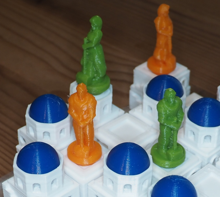 Meeple builder for Santorini