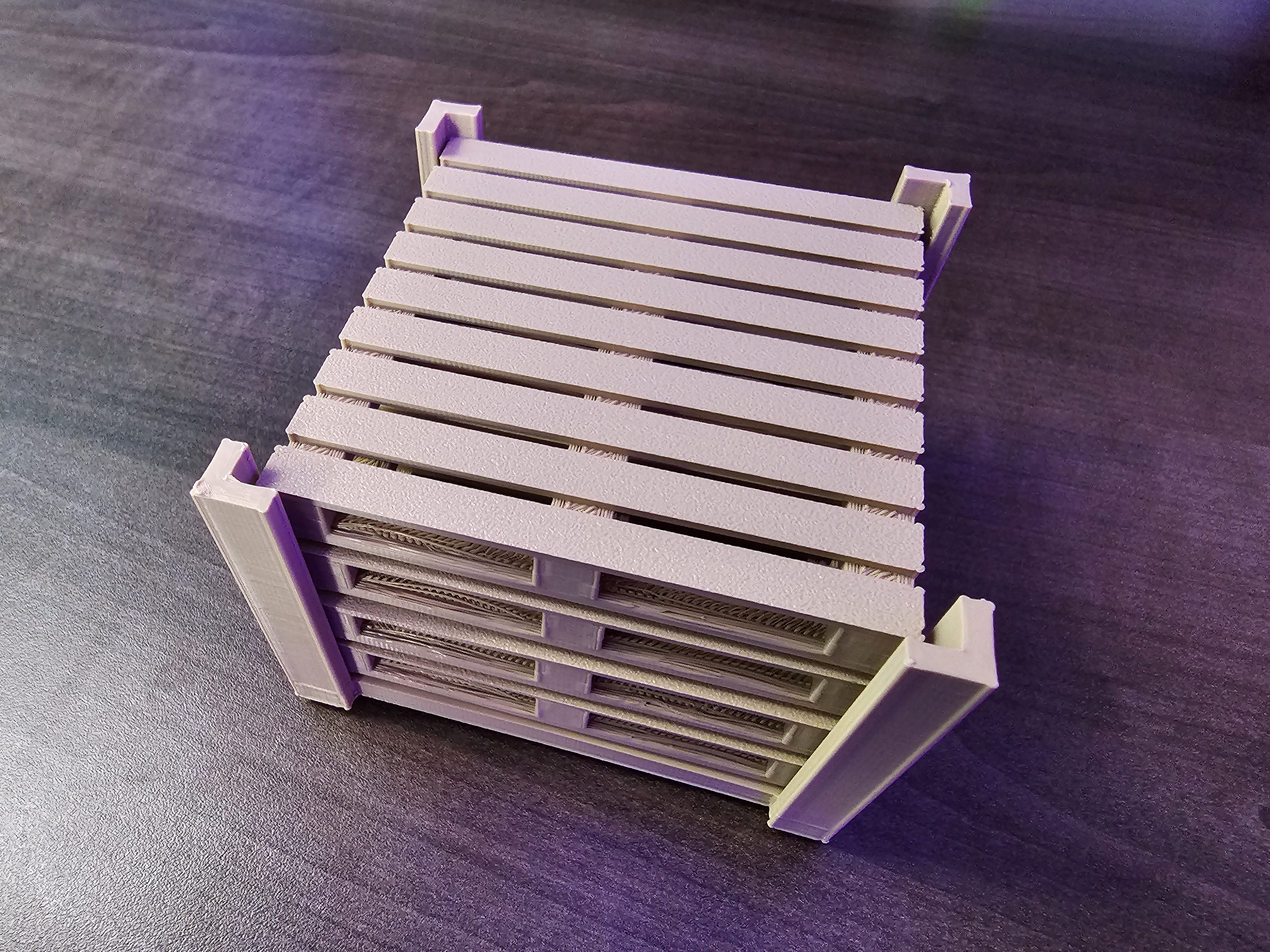 Miniatura 2 do modelo 3D Pallet Coaster Holder