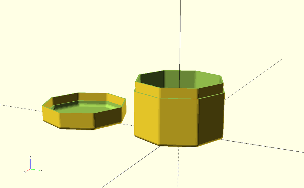 Miniatura 4 do modelo 3D Customizable Symmetrical Pluggable Container