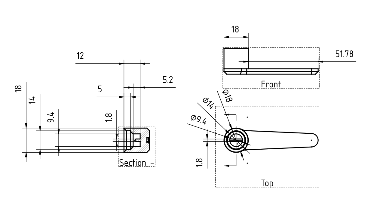 Flathead valve handle — miniatura 4