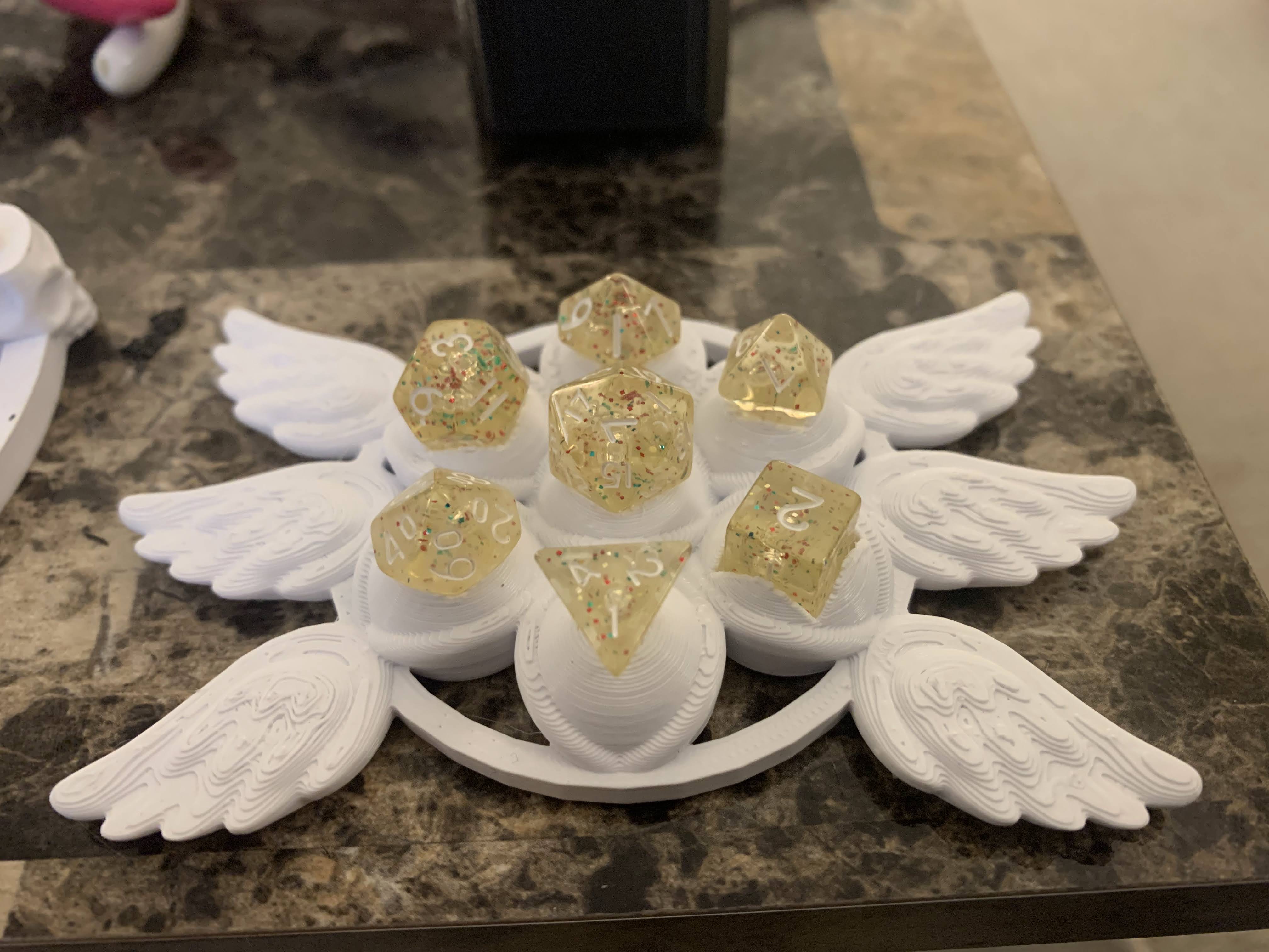 Biblically Accurate Angel Dice Display