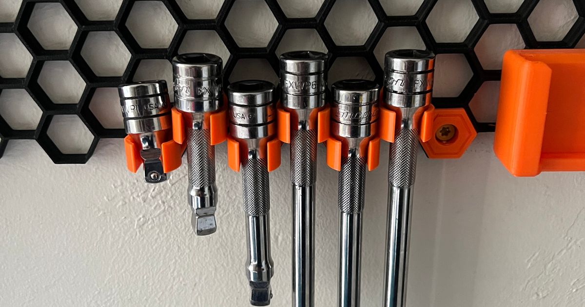 SnapOn Extension Holder 1/4 and 3/8 by Towurz Download free STL