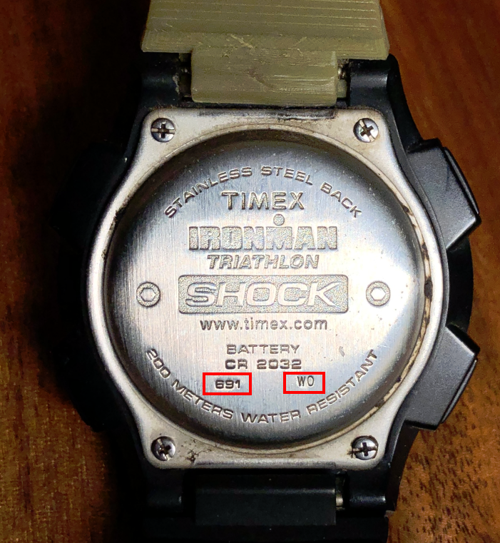 Timex Ironman Triathlon Shock watch replacement band (lug strap) by ...