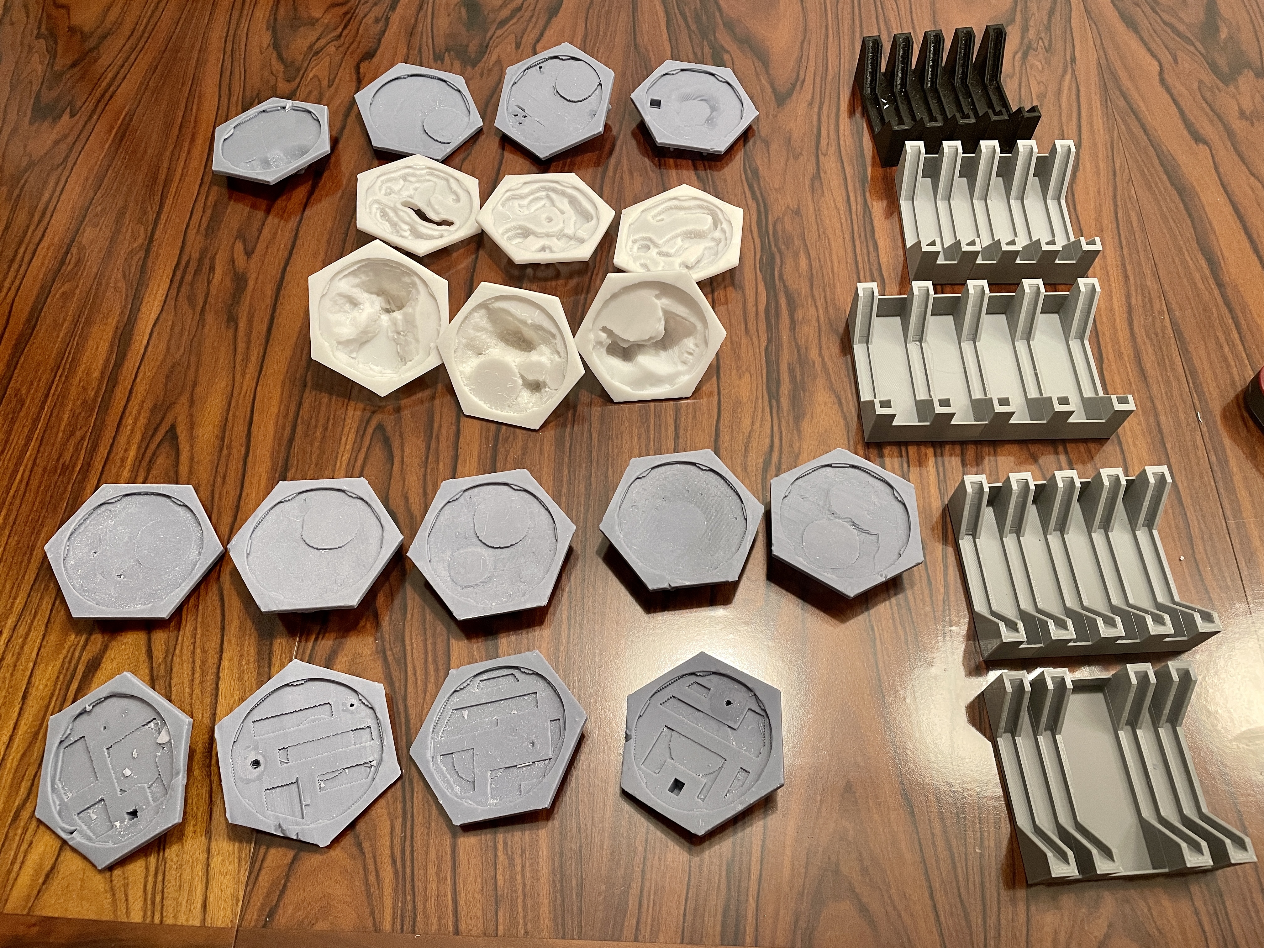 3D Catan - hollow tiles