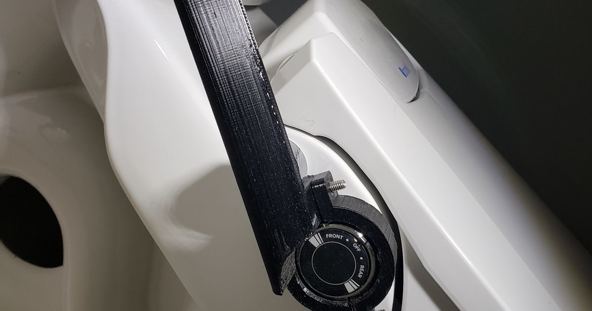 Brondell bidet toilet seat handle by S.Sherman Download free STL