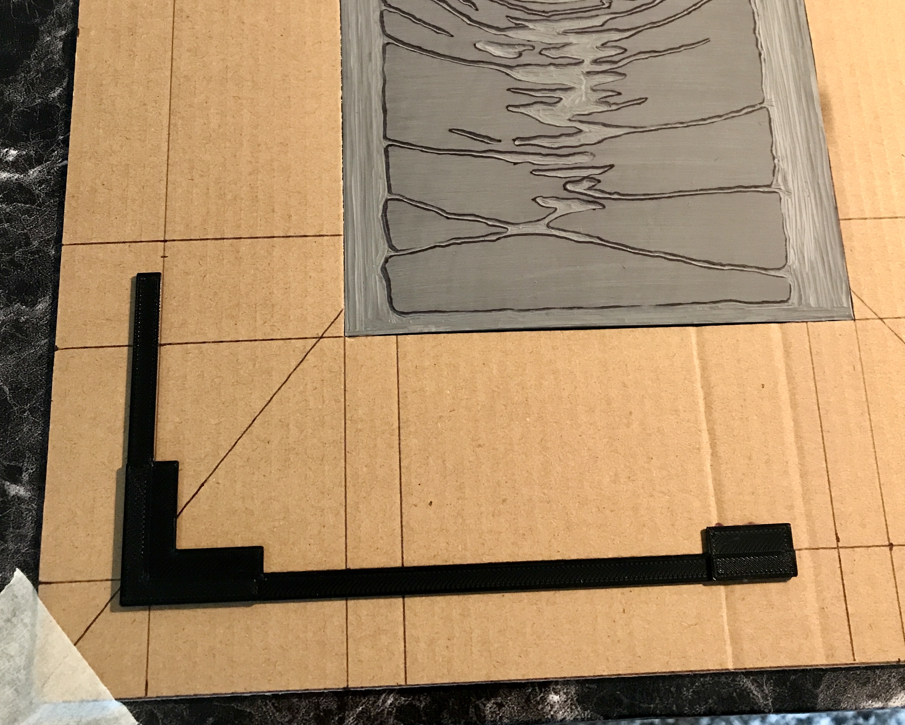 Registration Jig for Linocut Printing (2 Types) by CatDaddy403 Download free STL model