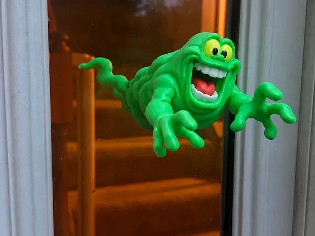 Slimer from Ghostbusters Through-the-Window ! No AMS Required