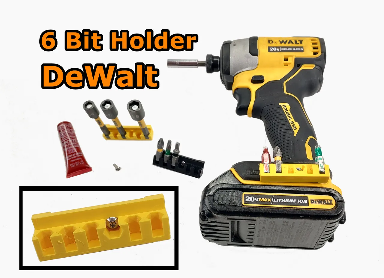 Bit clip for online dewalt drill