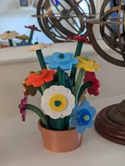 Lego Inspired Rounded Flower Stem