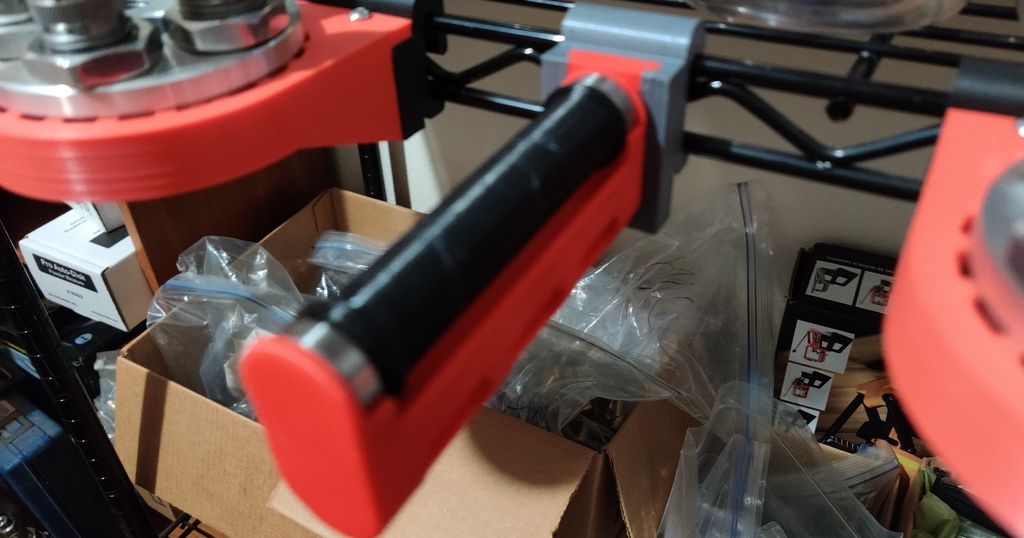 Clip On Filler Brace for 1" Wire Rack Shelf by brass_ring Download