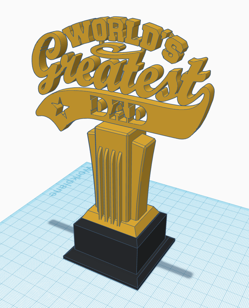 World's Greatest Dad Trophy