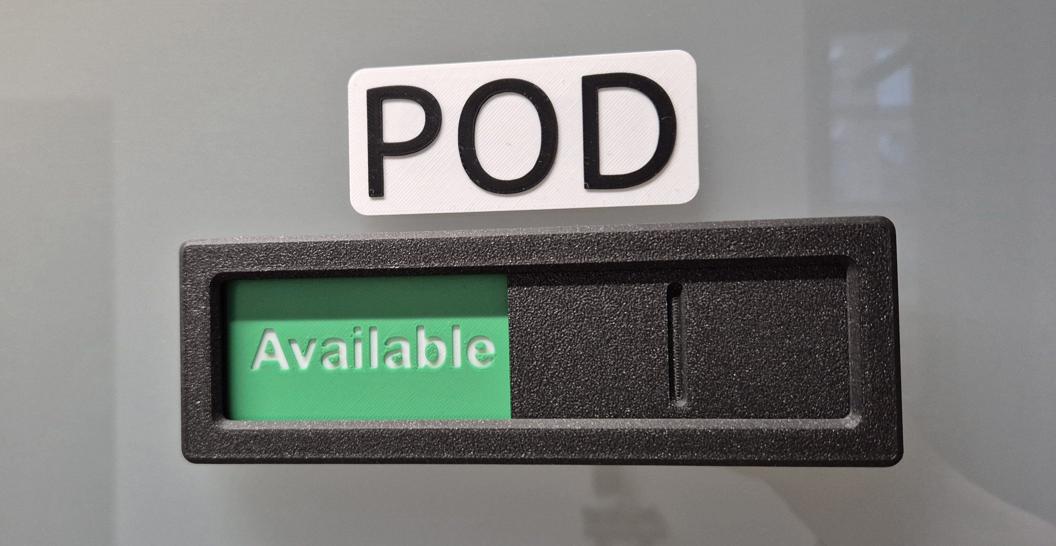 Available/Occupied Sign