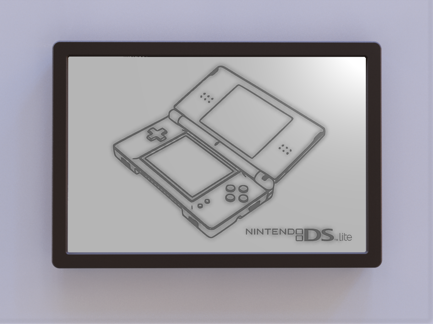 Nintendo DS Lite Patent Art w Logo