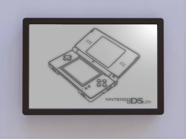 Nintendo DS Lite Patent Art w Logo