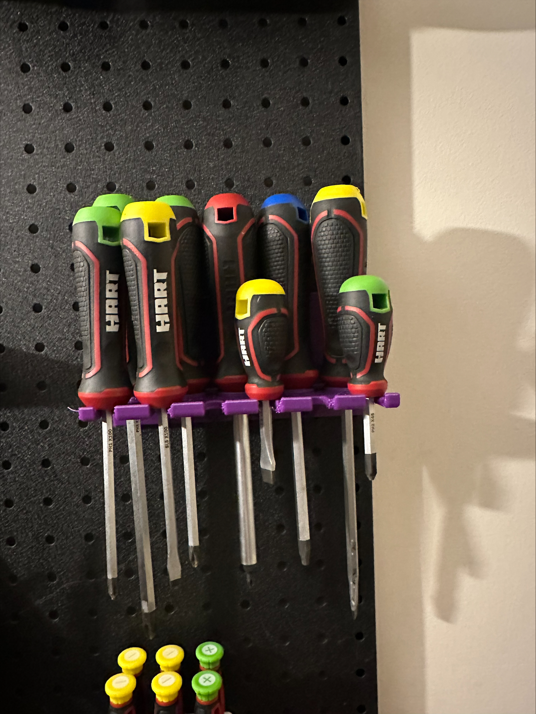 metric peg board mounts