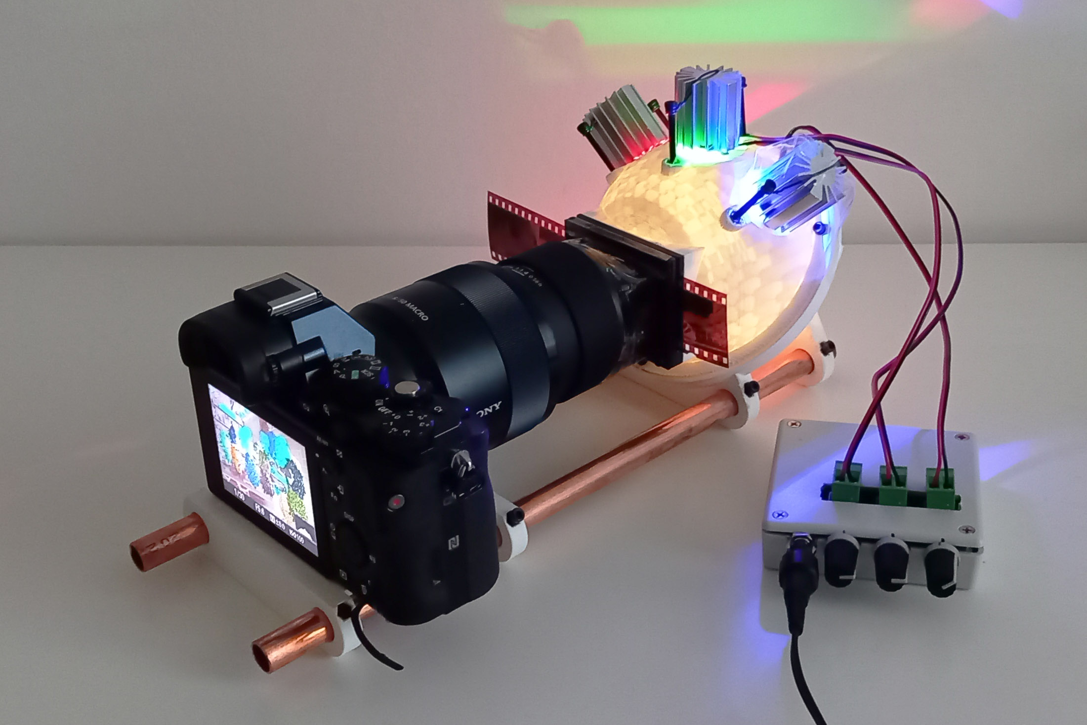 Integrating sphere for negative film scanning 3D model thumbnail