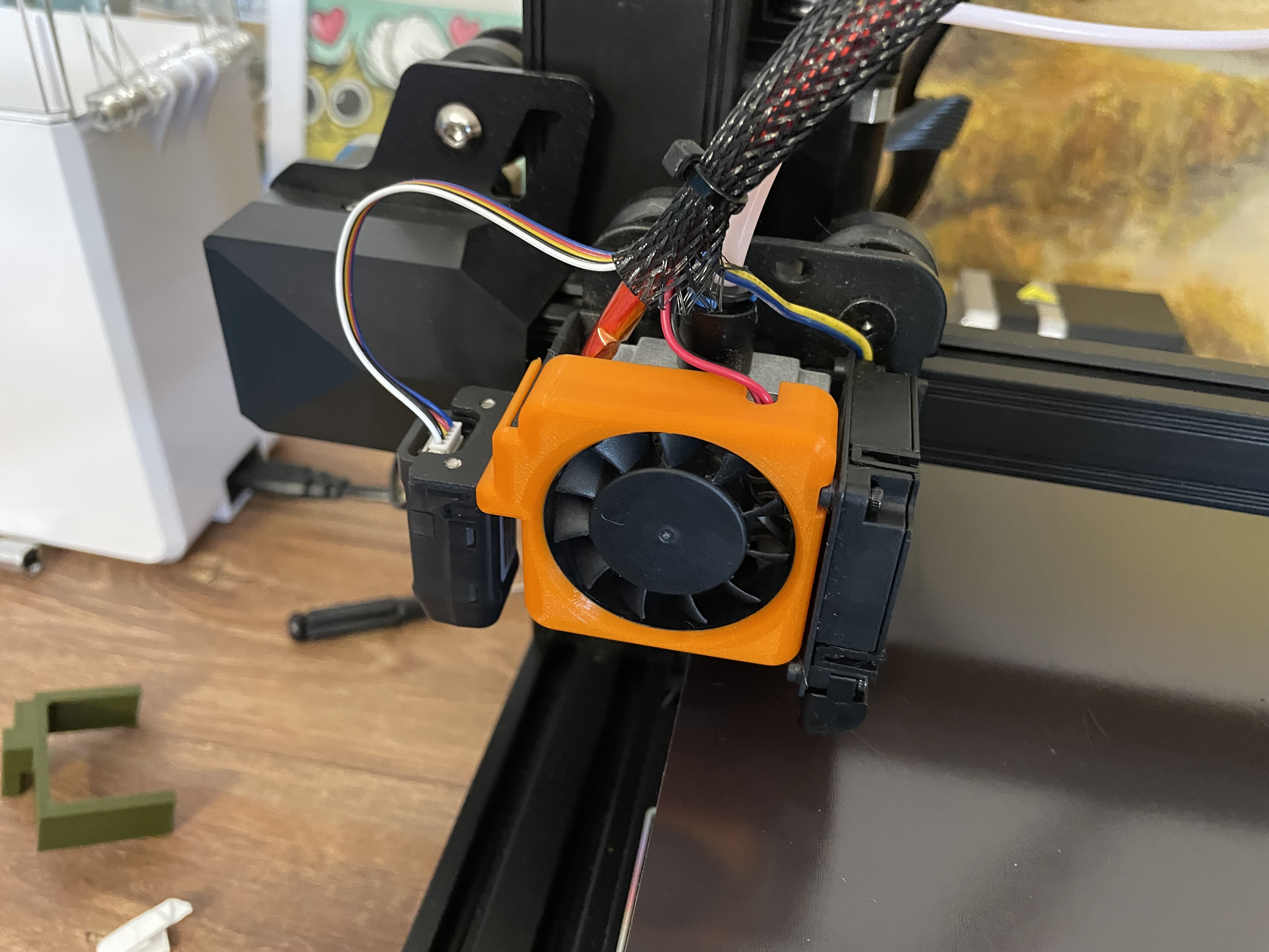 Ender 3 V2 Neo blower fan duct by Ihor Pomaranskyy, Download free STL  model