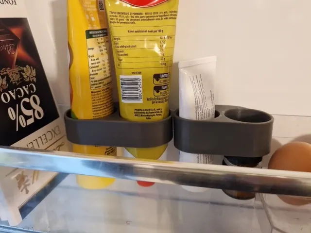 Fridge upgrade: food tube organizer