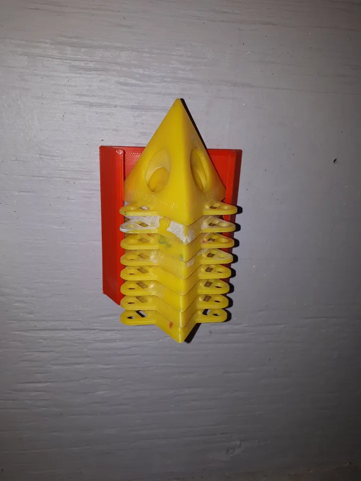 Honeycomb Wall Jumbo Glue Stick Holder by Ghostguy6, Download free STL  model
