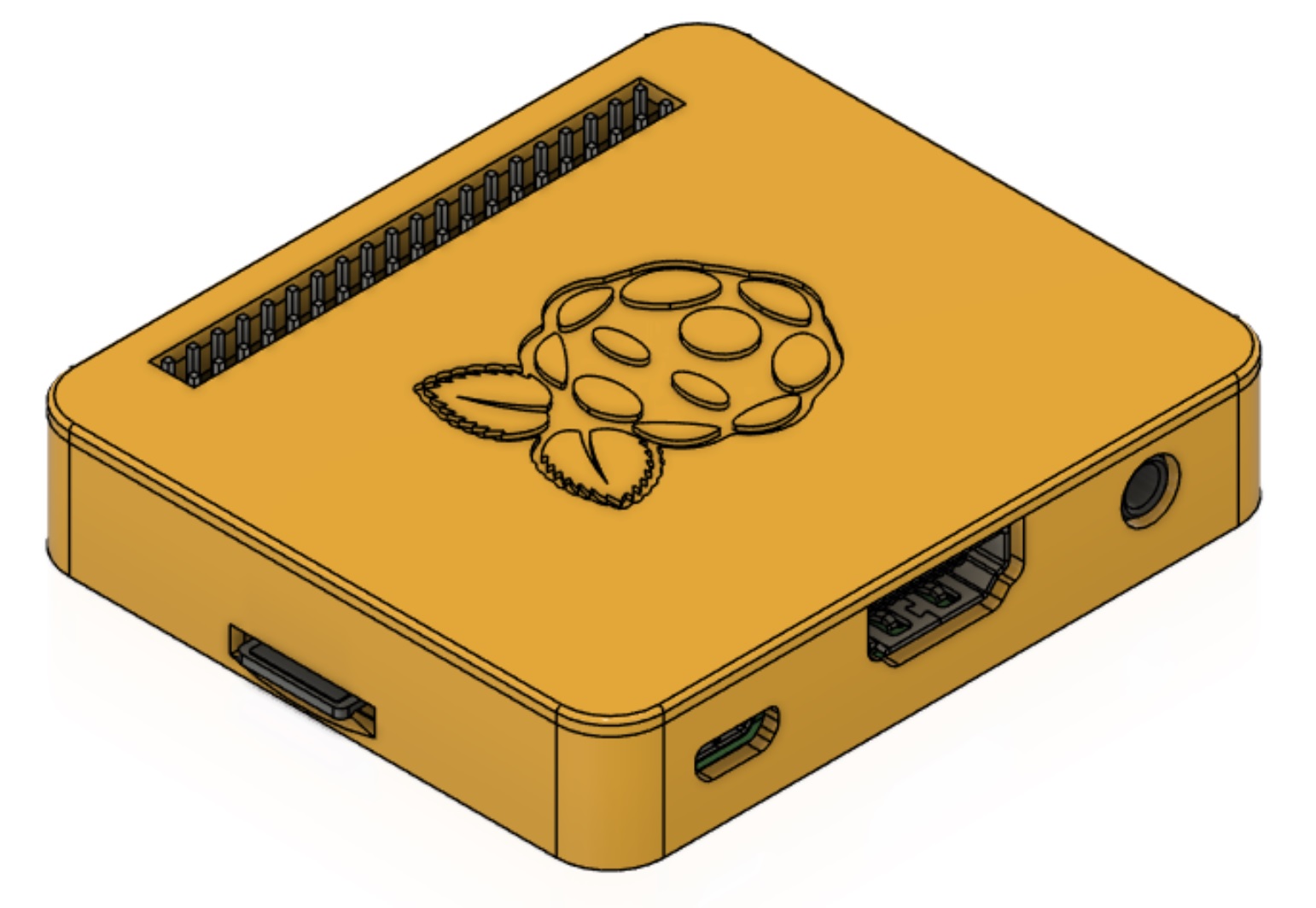 Raspberry Pi 3A Compact Case by jeepers01 | Download free STL model ...