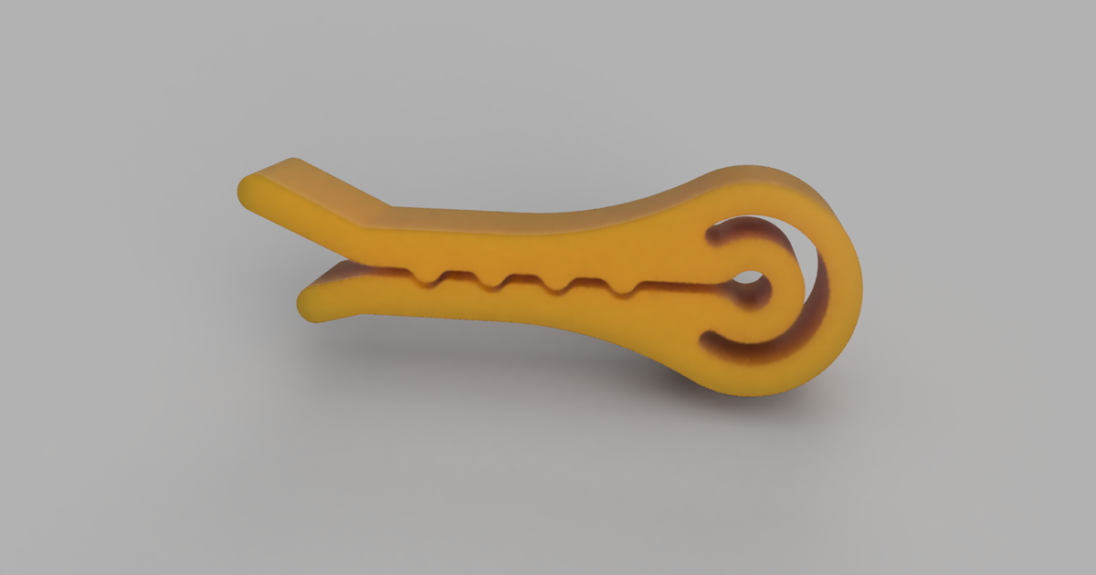 Bag Clip - 0.6mm Nozzle by Taki7o7 | Download free STL model ...