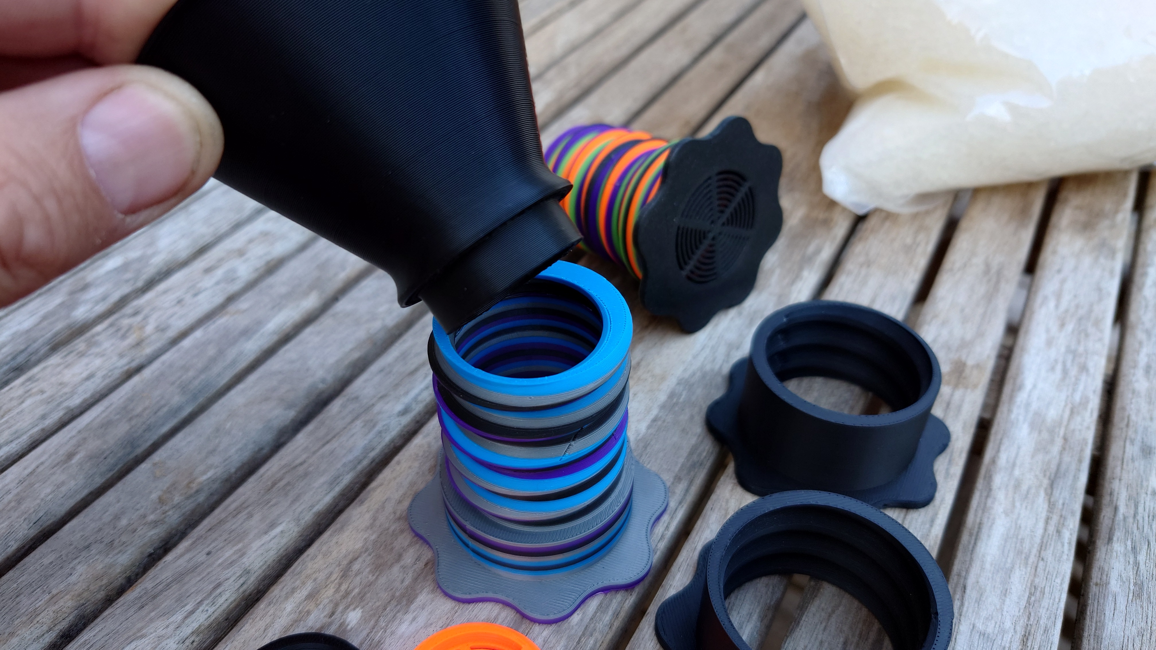 Funnel for Adjustable Spool Holder for Silica Gel / Spool Weight