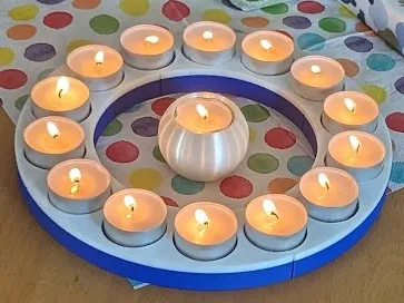 Tealight candle holder - 14