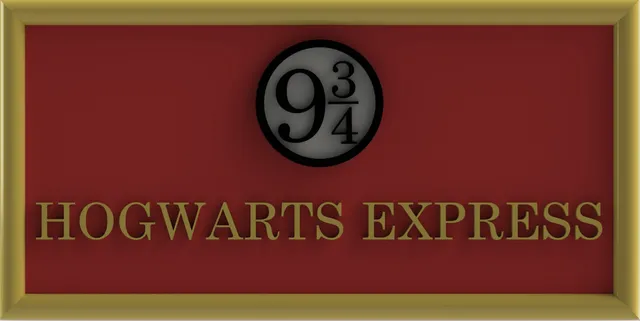 Hogwarts Express Sign