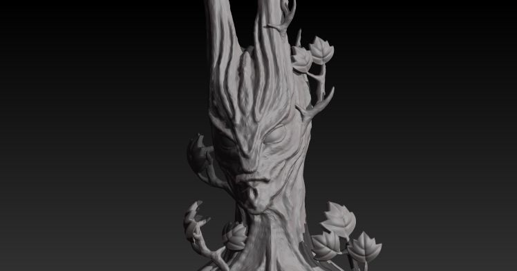 Elven statue by Onu_Heino | Download free STL model | Printables.com