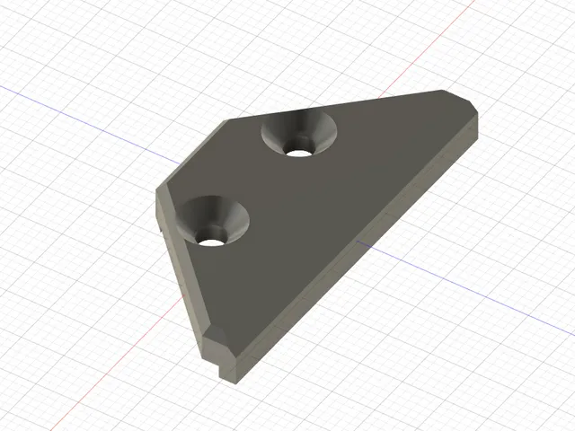 Clamp countersunk