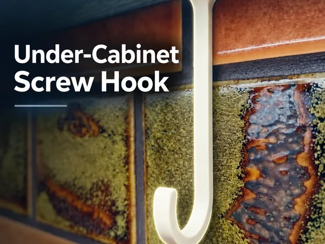 Under-Cabinet Screw Hook (50 / 85 mm)