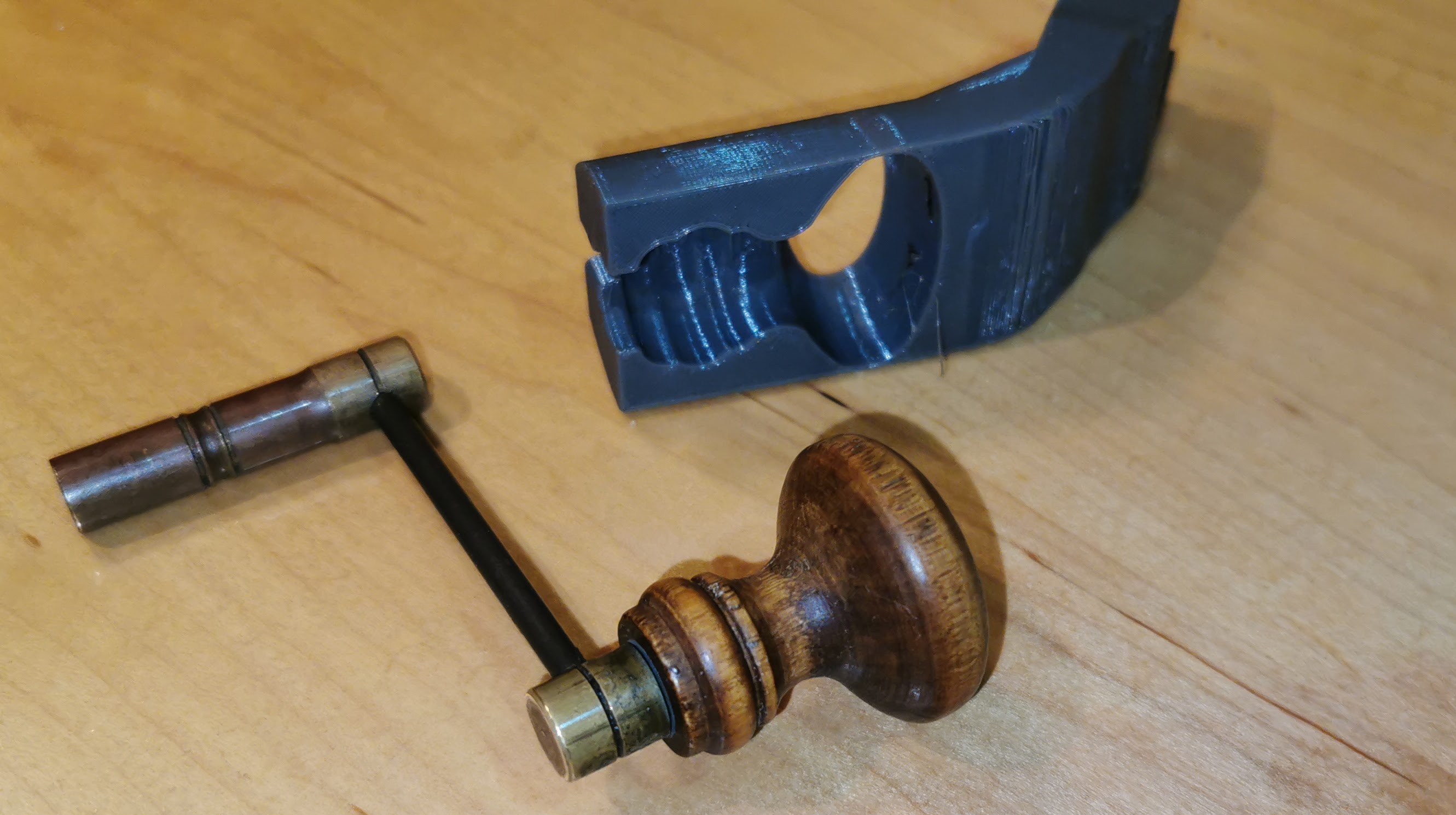 Grandfather Clock Winding Key Caddy by 3DPrintM.D. Download free STL