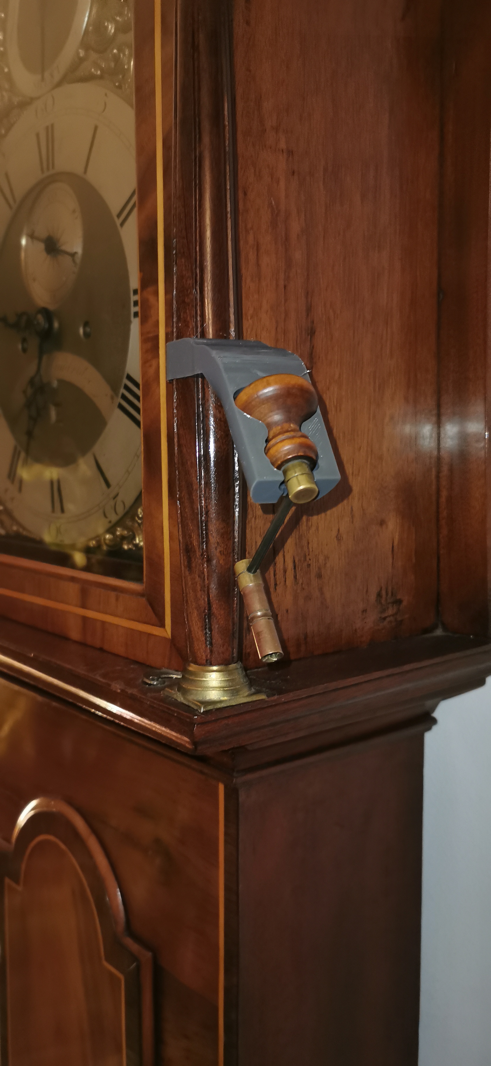 Grandfather Clock Winding Key Caddy