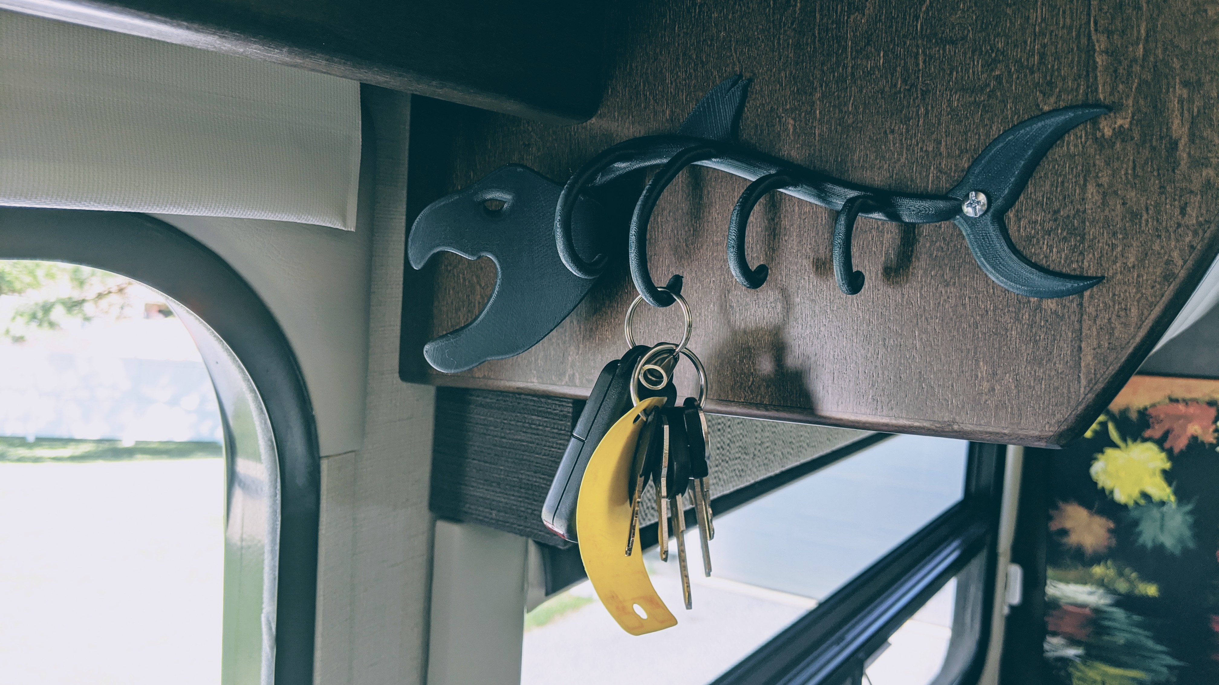Salmon Hook Key Holder