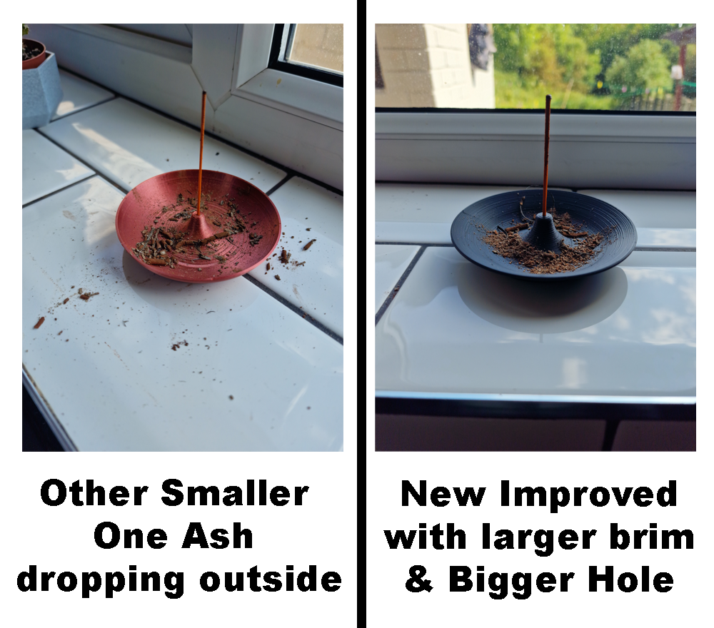 SIMPLE INCENSE STICK HOLDER - WIDER BRIM