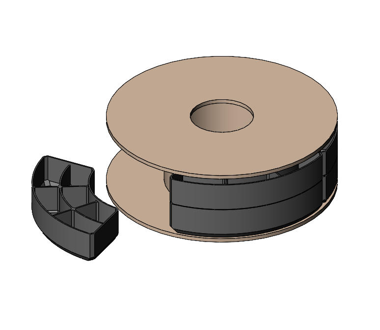 Stackable Spool Organizer