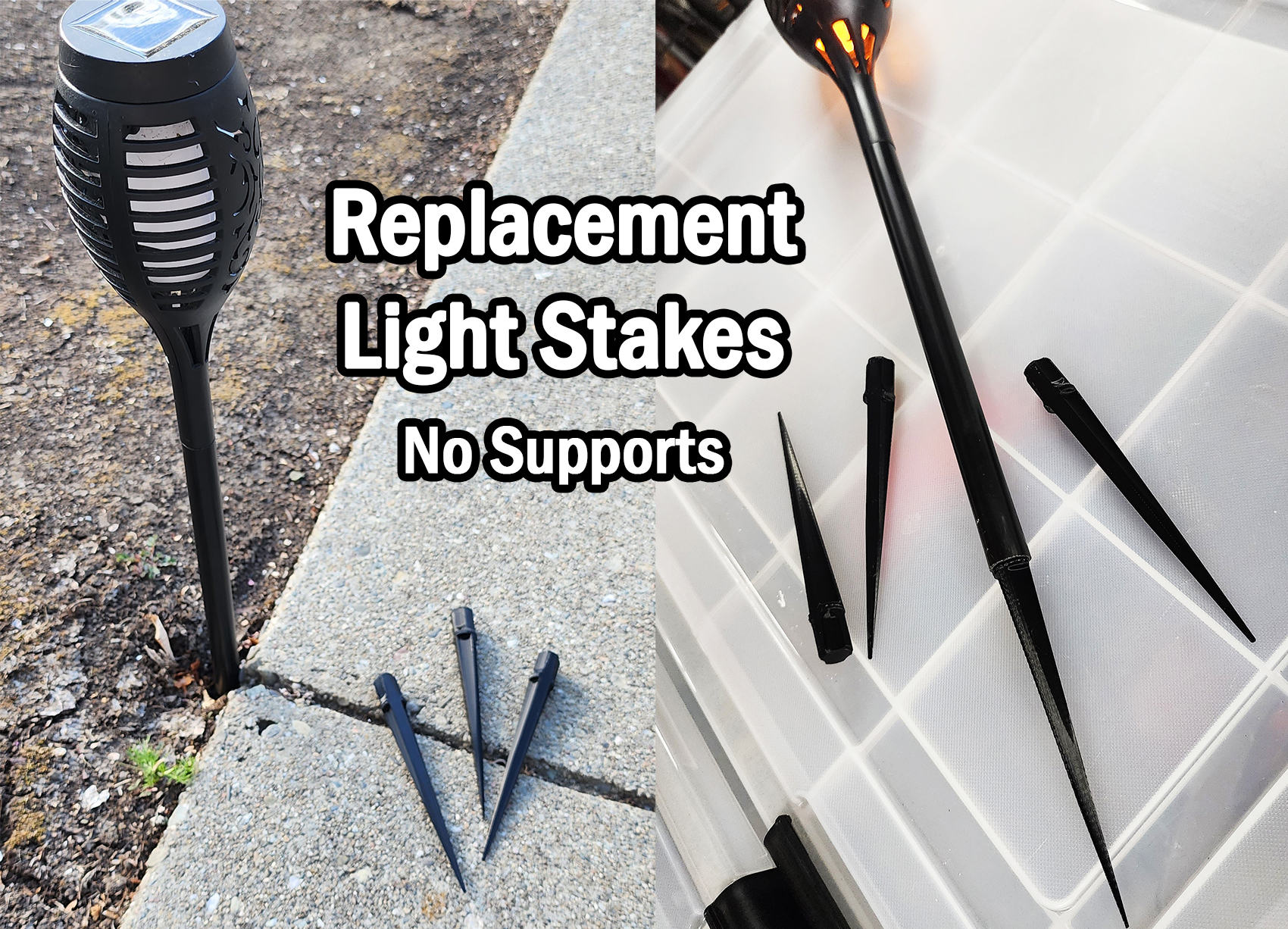 Replacement Stakes for Lawn Lights