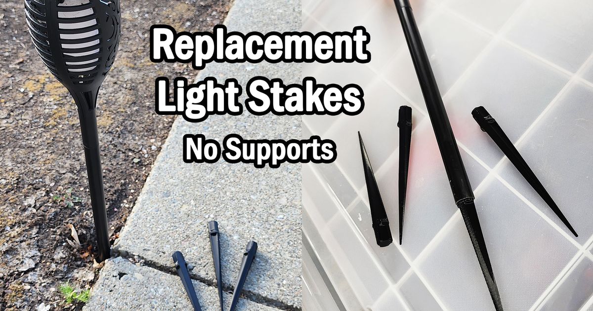 Replacement Stakes for Lawn Lights by Triple G Download free