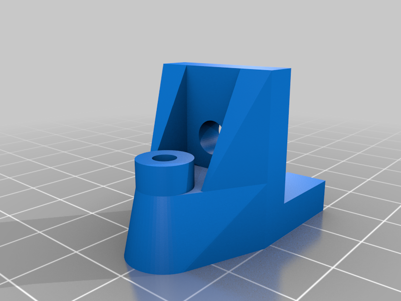 Miniatura 2 do modelo 3D Modified Parametric Bed Bracket (tolerance adjustable)