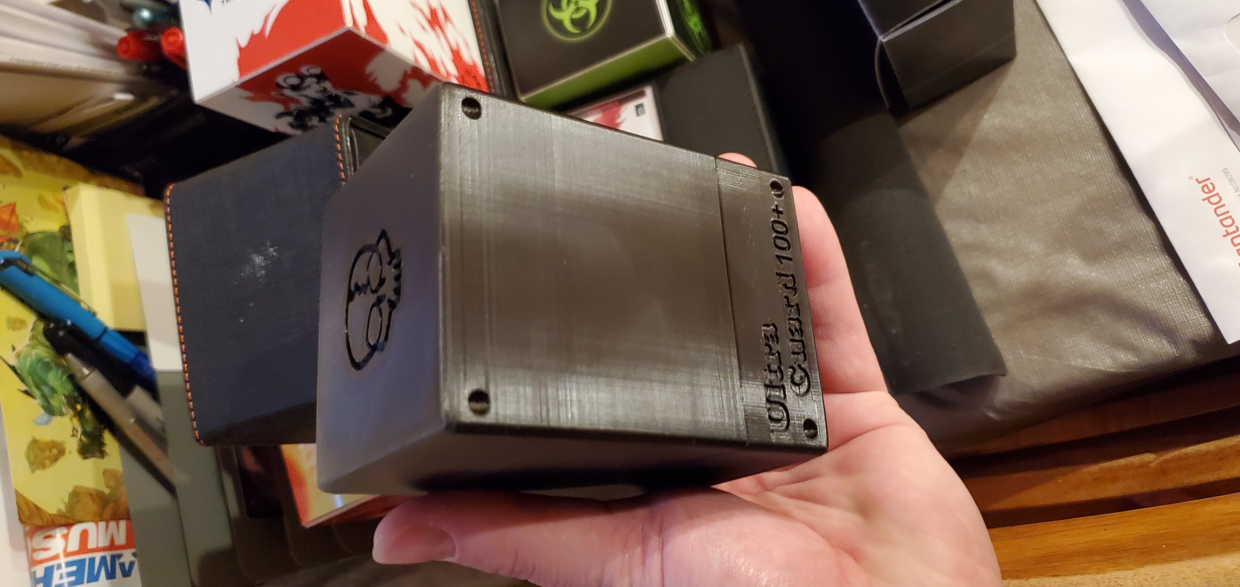 Ultra Guard Pro 100+ MTG Deck Box With Skull