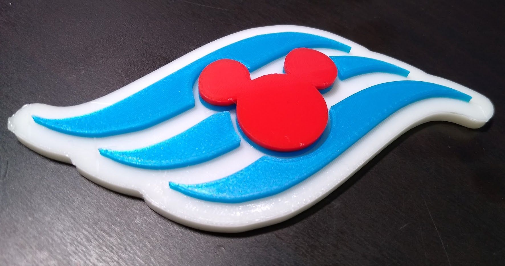 Disney Cruise Line Logo with Magnet Recess (Great Disney Fish Extender idea)