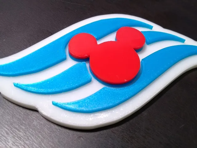 Disney Cruise Line Logo with Magnet Recess (Great Disney Fish Extender idea)