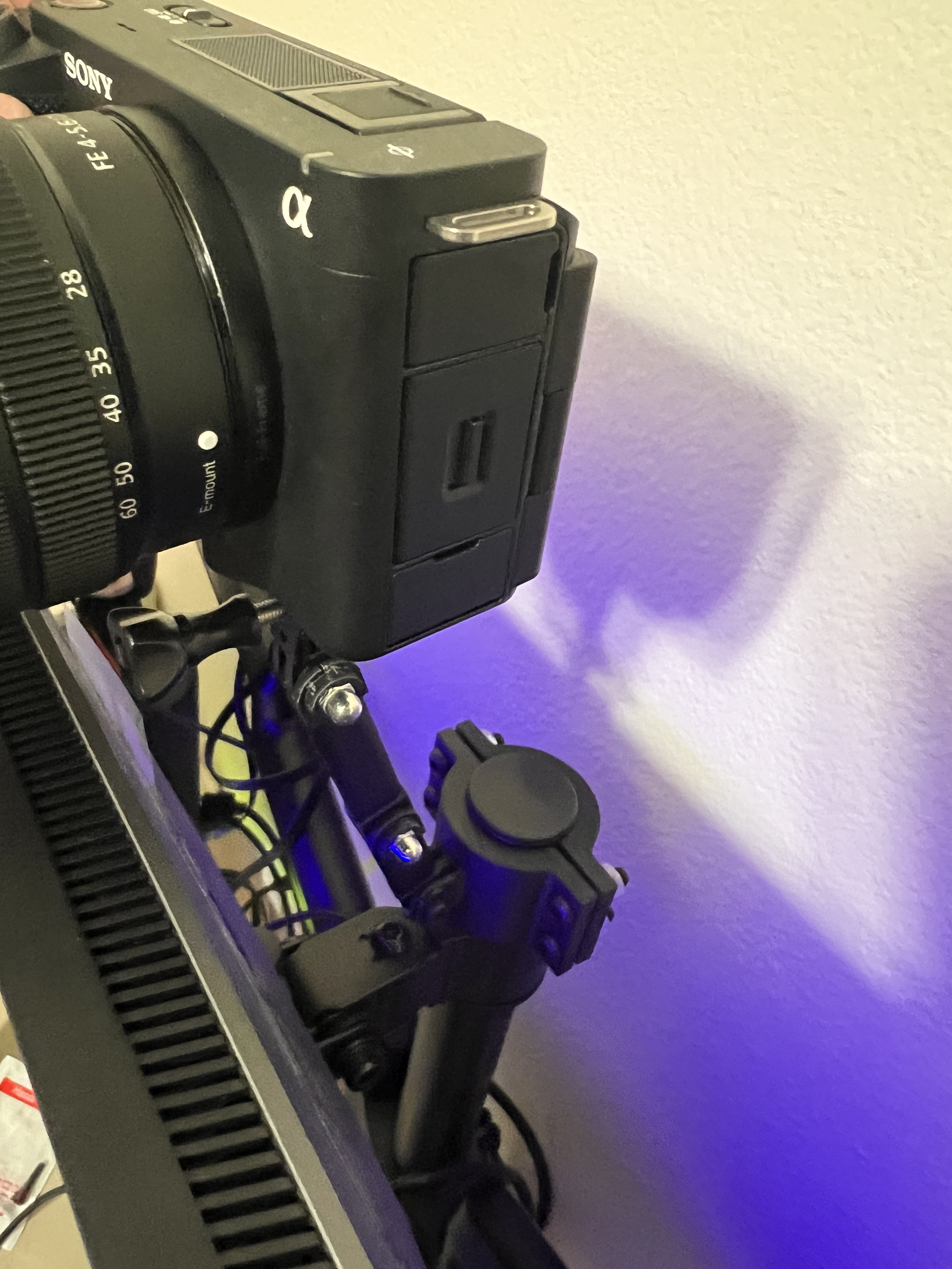 Monitor Pipe Clamp for Sony Camera as webcam by RaptorRL18 Download