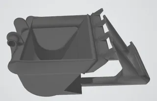 Excavator Bucket Tablet Holder