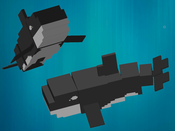 Mincraft Orca Flexi