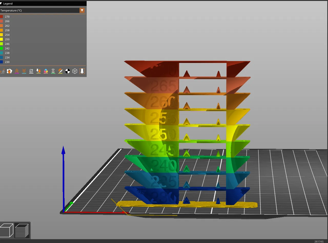 アダールページ Prusa XL Temp Tower for PLA, PETG, ABS by Reef'eneer | Download
